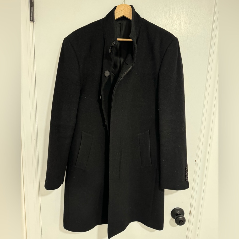 COAT MEN - BLACK -MEDIUM SLIM FIT